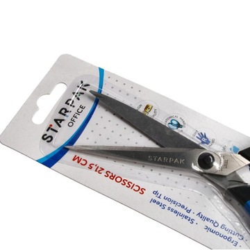 Ножницы 21,5 см с резиновой ручкой СТАРПАК