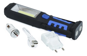 ФОНАРЬ ДЛЯ МАСТЕРСКОЙ LED COB 5W АККУМУЛЯТОРНАЯ ЛАМПА