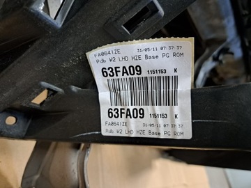 DESKA KONZOLA KOKPIT ULOŽENÍ PÁSY KOMPLET PEUGEOT 508 I 10-18R ORIGINÁLNÍ OE