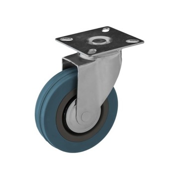 ZESTAW JEZDNY SKRĘTNY KÓŁ KOŁA GUMOWE 50mm 35 kg