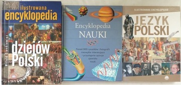 Encyklopedia ilustrowana NAUKI DZIEJÓW POLSKI x3