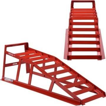 NAJAZD SAMOCHODOWY RAMPA PODJAZD PODNOŚNIK YATO NOŚNOŚĆ 1T 815x305x200 MM