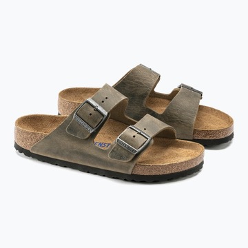 Klapki BIRKENSTOCK Arizona SFB LEOI Regular faded khaki 45 EU