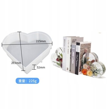 Силиконовые формы для книг, смоляные формы - 5 шт.