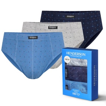 3x Slipy męskie majtki HENDERSON 100% bawełniane 572 *XXL