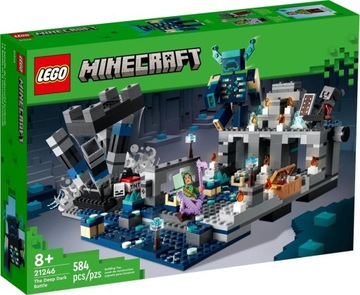 LEGO MINECRAFT 21246 БИТВА В ГЛУБОКОЙ ТЕМНОТЕ ПОДАРОК ​​ПРИЧАСТИЕ + СУМКА