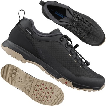 BUTY ROWEROWE SHIMANO ET5 SH-ET501 TURYSTYCZNE CZARNE ROZMIAR 43