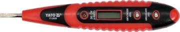 PRÓBNIK NAPIĘCIA 12-250V LCD YATO