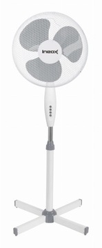 Mocny Duży Wentylator Wiatrak Stojący Podłogowy 45W 40CM Ineox WS002