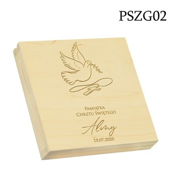 КОРОБКА ДЛЯ КРЕЩЕНИЯ И БЕЛАЯ КРЕЩЕННАЯ ОДЕЖДА кВт НАИМЕНОВАНИЕ PSZG