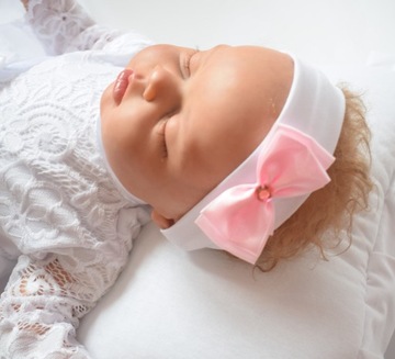 Хлопковая ПОВЯЗКА-БАНТ на ГОЛОВУ для Крещенской принцессы