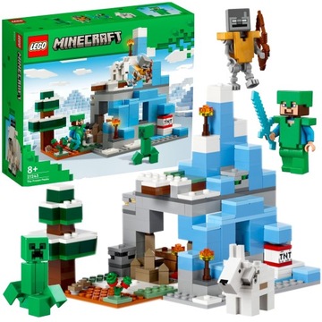 Klocki Lego Minecraft Ośnieżone szczyty Maincraft