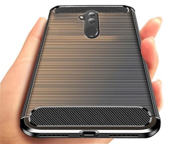 Etui do HUAWEI MATE 20 LITE+Szkło PANCERNE Karbon