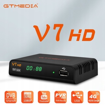 Горячие продажи спутникового ресивера DVB-S2 GTMEDIA V8X H.265 DVB S2