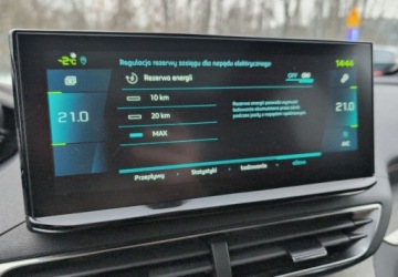 Peugeot 3008 II Plug-In Hybrid Facelifting 1.6 HYBRID4 300KM 2022 Peugeot 3008 1.6 PureTech Hybrid4 PHEV GT Pack SS EAT8 SalonPL Niski Przeb, zdjęcie 22