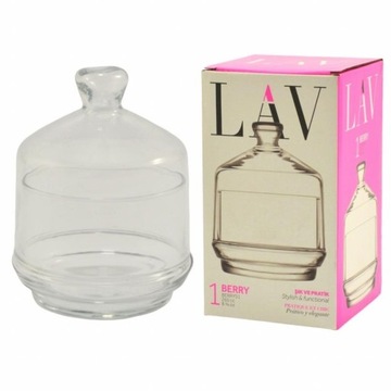 Cukiernica szklana 11,9x9,2cm 270ml LAV
