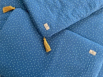 POŚCIEL MUŚLIN kołderka 70/100 poduszka 60/40 Gran