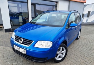 Volkswagen Touran I 1.6 FSI 116KM 2003 Volkswagen Touran 1,6 Ben 116 KM 7 osobowy