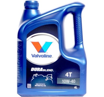 VALVOLINE DuraBlend 4T 10W40 4L MOTOCYKLOWY MA-2 API SL PÓŁSYNTETYK