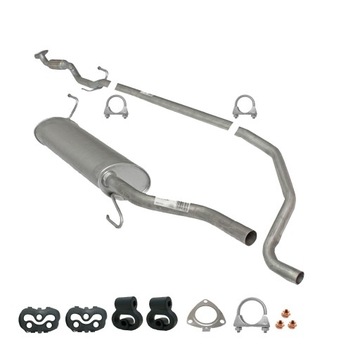 Комплект глушителя Opel Corsa D 1.2, глушитель с трубой