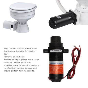 Электрический канализационный насос для яхтенного туалета Эффективный, США.