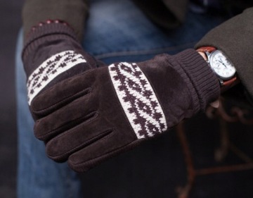 ЗИМНИЕ ПЕРЧАТКИ, ТЕПЛЫЕ, ПЛОТНЫЕ, КОРИЧНЕВЫЕ