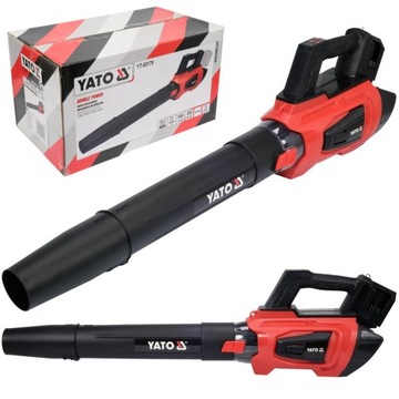 YATO DMUCHAWA DO LIŚCI ODKURZACZ 36V AKUMULATOROWA 2x18V BEZSZCZOTKOWA