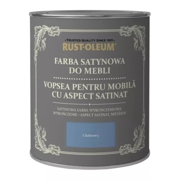 FARBA KREDOWA DO MEBLI RUSTOLEUM SATYNOWA 750ML