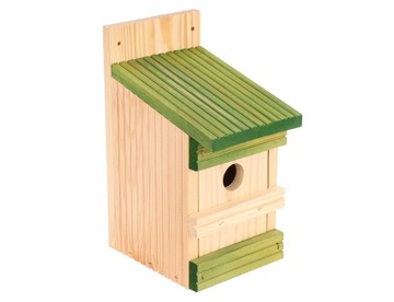 Скворечник для птиц, синицы, дрозда, кормушка, домик МИКС - 4 шт.