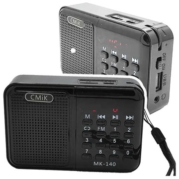 ПОРТАТИВНОЕ ТУРИСТИЧЕСКОЕ РАДИО АККУМУЛЯТОР FM USB SD