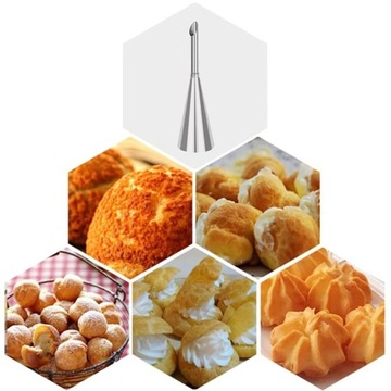 SZPRYCA TYLKA IGLA DO PĄCZKÓW CIAST RUREK MUFFINEK ZESTAW DUŻA + MAŁA #64