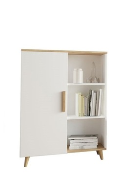 Szafka stojąca oslo artisan/biały 80 cm