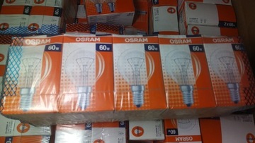 Традиционная шариковая лампа E14 60 Вт 230 В OSRAM