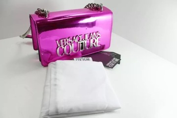 VERSACE JEANS COUTURE MINI CROSSBODY BAG - HOT PINK