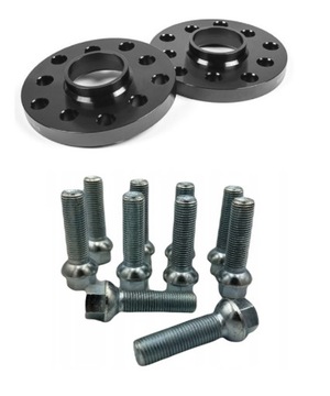 DYSTANSE 5x112x57,1 15mm+ ŚRUBY VW AUDI SEAT SKODA