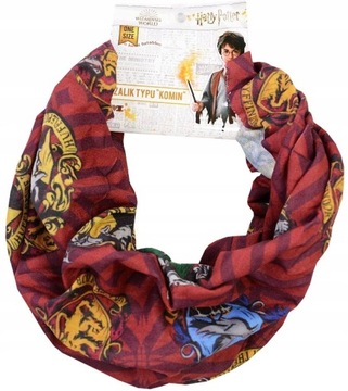 KOMIN HARRY POTTER HERBY 4 DOMY OPASKA BANDANA