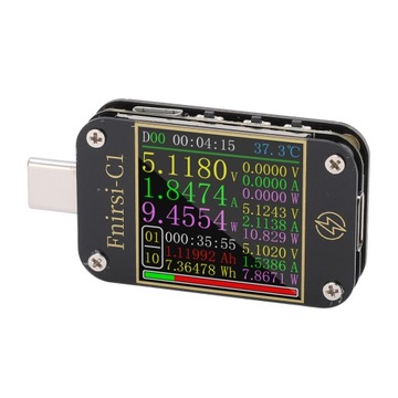 USB-тестер FNIRSI-C1 с триггером PD типа C,
