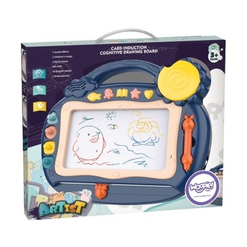 ПИСАНИЕ МАГНИТНАЯ ДОСКА БЛОКНОТ ЦВЕТНЫЕ МАРКИ СИНИЙ ВУПИ