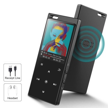 Odtwarzacz MP3 Bluetooth 64 GB radiem FM LCD eBook