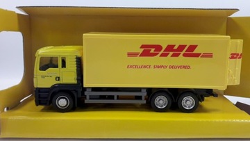 KURIER DHL CIĘŻARÓWKA TIR MAN TGS METAL SKALA 1:64