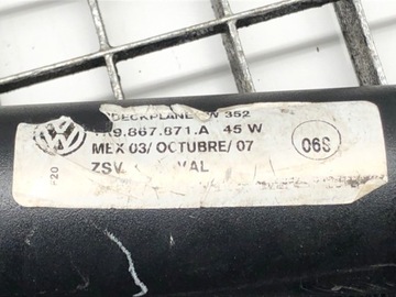 ROLETA KUFRU VW GOLF V KOMBI 07-09 1K9867871A