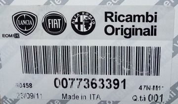 ORIGINÁLNÍ ALFA ROMEO MOTOREK RADIÁTORU 77363391