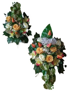 Украшение кладбища МОГИЛА композиция ВЕСНА ПАСХА тюльпан