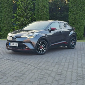 Toyota C-HR I Crossover 1.8 Hybrid 122KM 2018 Toyota C-HR 1.8 HYBRID GR SPORT SKÓRY CZARNY, zdjęcie 2
