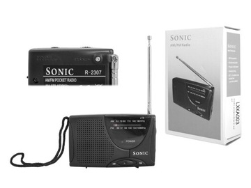 AM, FM аккумуляторная радиостанция Sonic R-2307