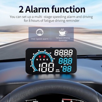 Cyfrowy prędkościomierz GPS Car HUD Head Up Display MPH Overspeed Alarm G11