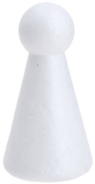 Styropianowy Aniołek z główką 10 cm