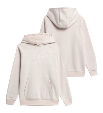 BLUZA DRESOWA DZIEWCZĘCA 4F JUNIOR Z KAPTUREM