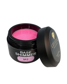 Baza Hybrydowa Kamuflująca CRYSTAL PROFESSIONAL Base Shimmer #3 15ml