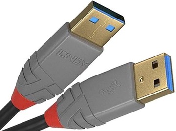 Кабель USB 3.0 тип A-A SuperSpeed ​​Lindy 36753 3м